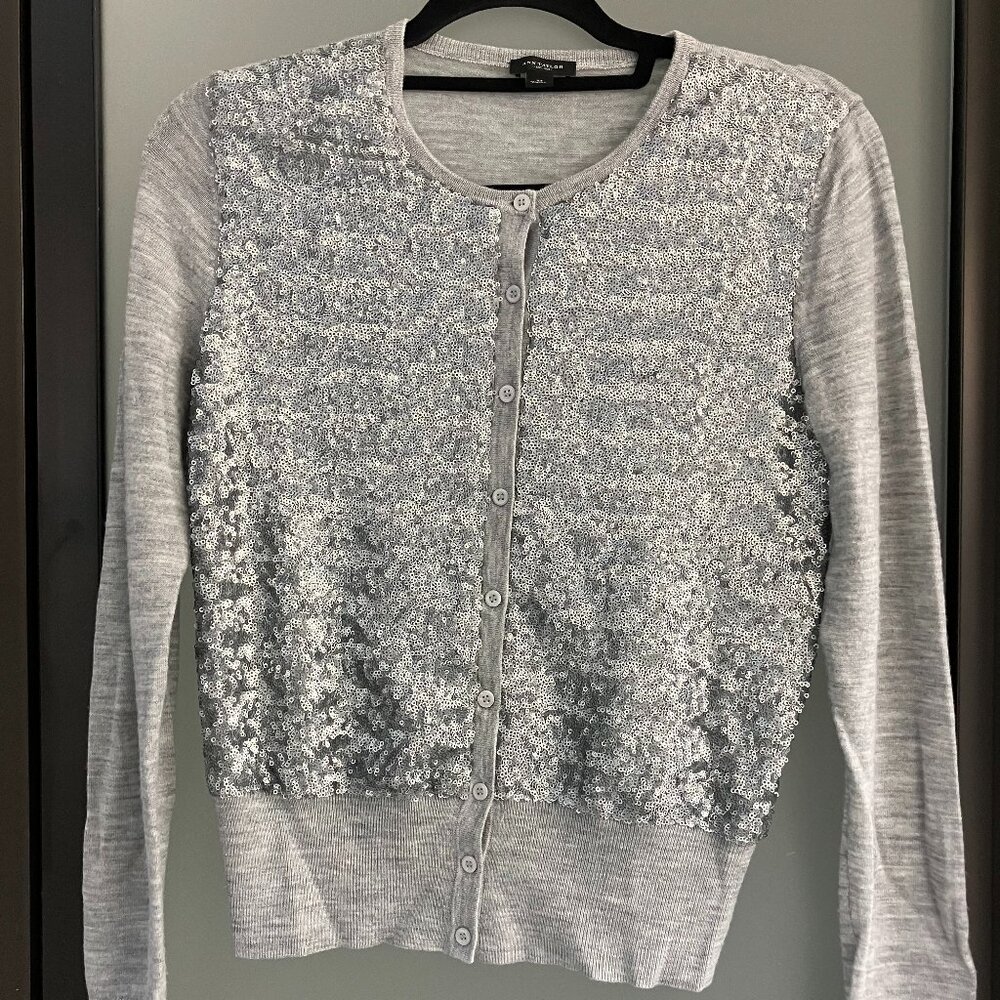 Ann Taylor, Size M, Heathered Gray
